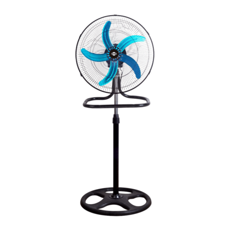 VENTILADOR DE PIE TOKYO 18 3EN1 - PIE PISO PARED C/BASE REDOND -T3021- NGO