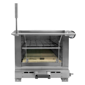 HORNO REFRECTARIO DE PISO A GAS METVISA 40CM PUERTA GUILLOTINA -G2642- NGO